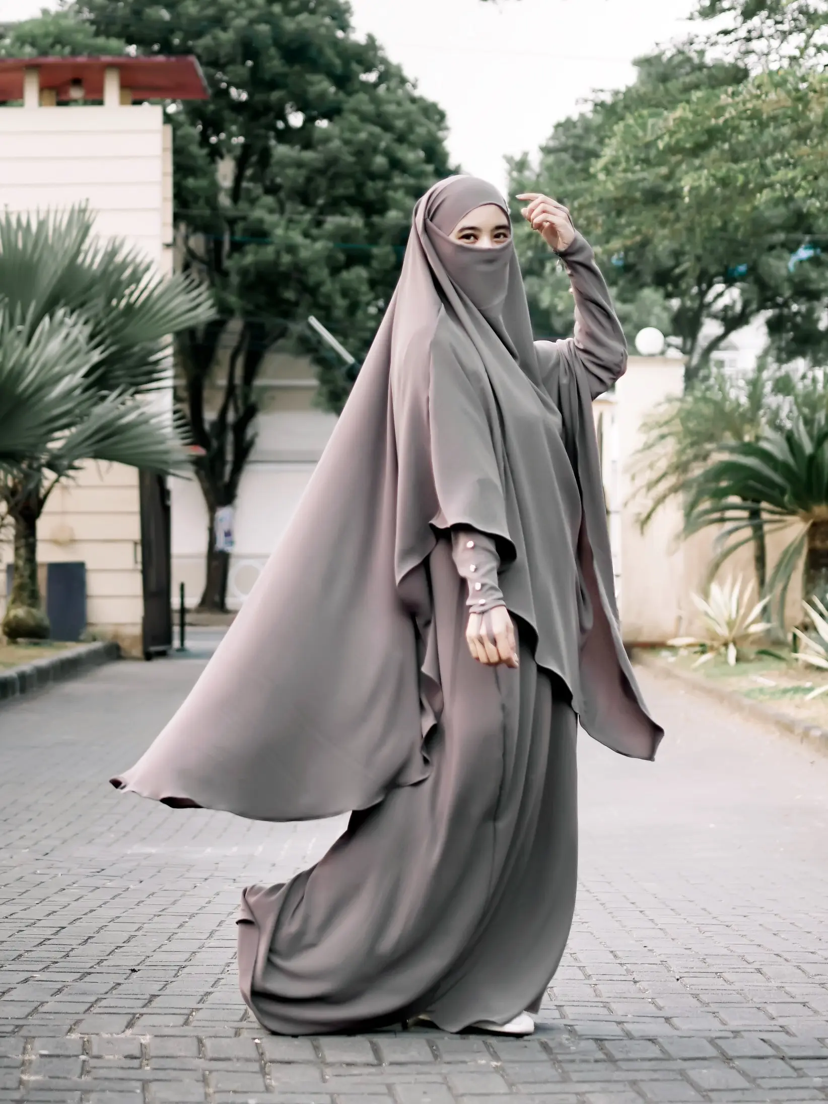 INARA Abaya Set French Khimar Gamis Umroh Busana Muslim Wanita Syari Dress Model Arab Turki Putih Hitam Lebaran Dewasa Remaja Crinkle Airflow Mewah Cantik Kondangan Simple Ibu Casual Ceruty