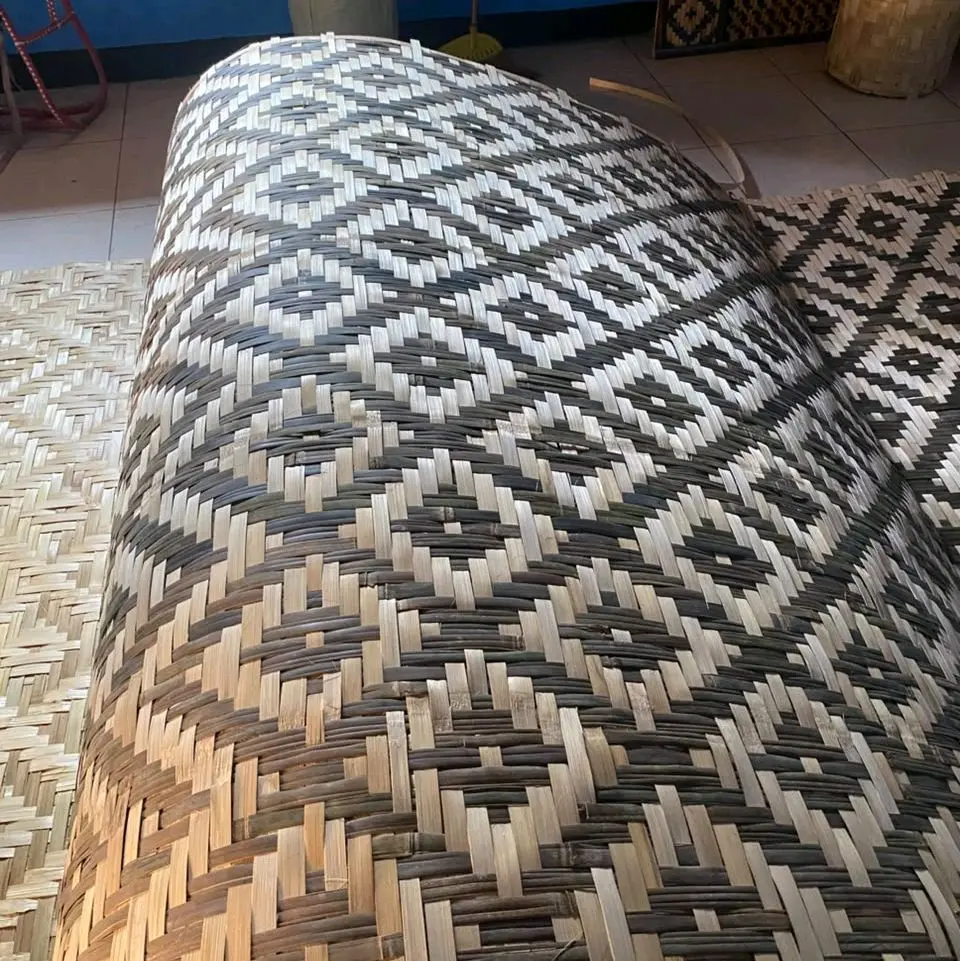 COD  bilik bambu motif anyaman bambu motif uk 2x3m