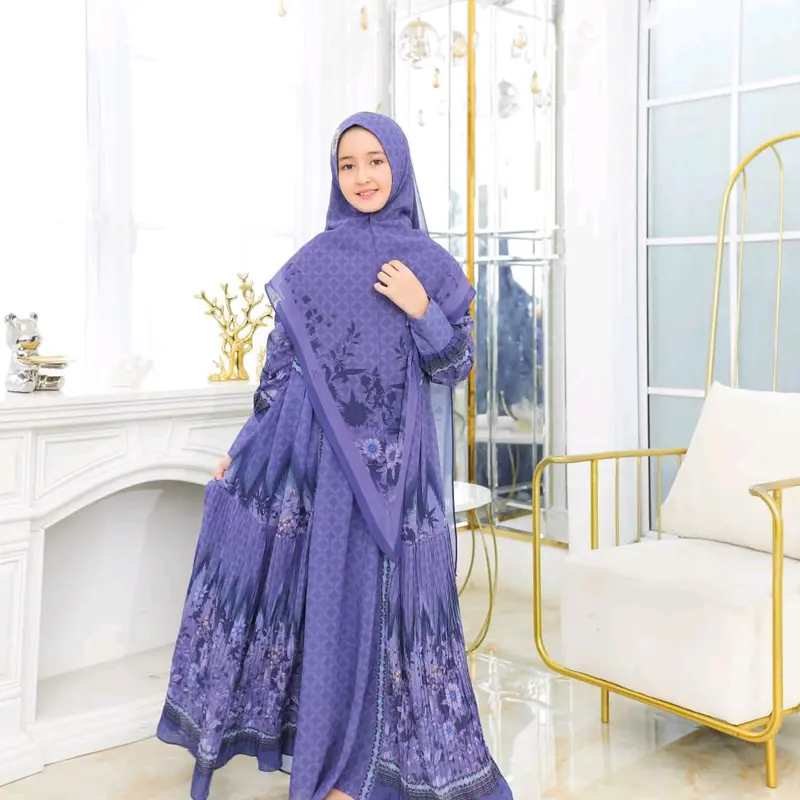 (khusus gamis anak) Gamis couple ibu anak 2025 khalisa syari by AC original 3