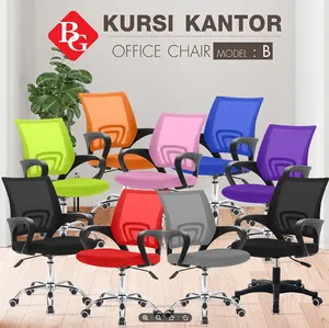 BGsport Kursi Kantor Office Chair Hidrolik Home Office Furniture Kursi Kerja Adjustable Dengan Sandaran dan Roda Berputar
