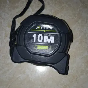 Penggaris fluorescent teknologi hitam 10m penggaris anti karat dengan pita pengukur tebal impor penggaris tahan lama dan praktis