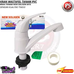 Kran Wastafel PVC New Soligen Warna Putih - Produk Baru dan Asli dari Toko Kami