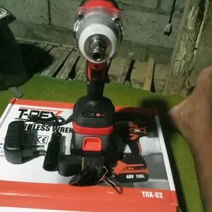 TREX Impact 5cell baterai lengkap Multifungsi 48VF Brushless Impact 1baterai  wrench Impact Cordless