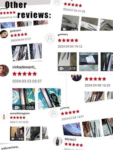 LivChic 2IN1 LS303 Catok Rambut untuk Meluruskan Keriting Ringan Alat pengeriting rambut Tongkat pelurus rambut Curly Kriting Hitam Elektrik