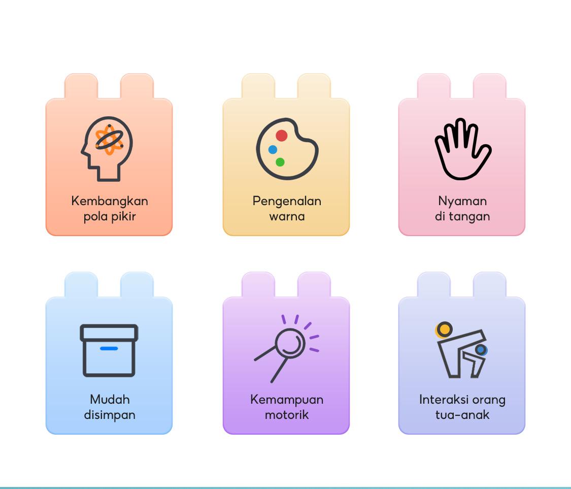 Oh!Some [COD] Mainan Brick Balok Susun Anak DIY 560 pcs Bahan ABS Kuat Tahan Lama Kotak Toys square  building