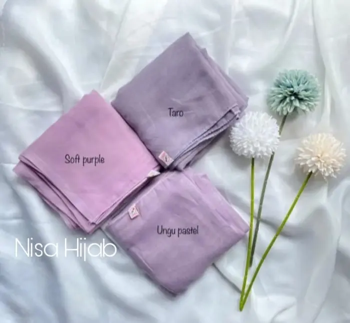 Segi Empat Biasa Kerundung Paris Jadul Hijab Paris Old Ready Stok Square Muslim