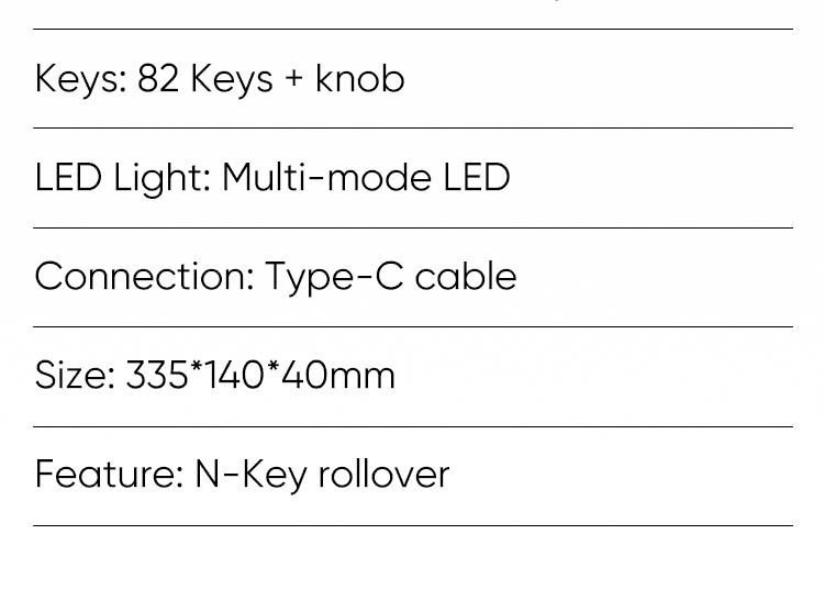 Product Introduction of MAGEGEE Mechanical Keyboard Wired Gaming LED Light 75% Layout Black Switch/Brown Switch/Red Switch/Yellow Switch STAR75 8