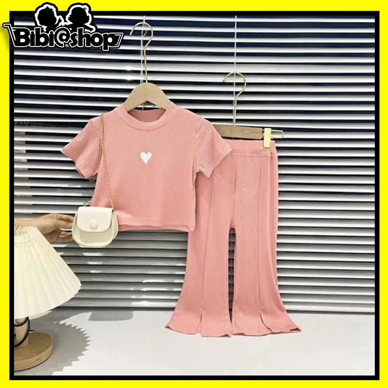 Product Introduction of BAJU T-SHIRT SET PALLAZO FOR BABY GIRL CUTE  Girls T-Shirt Set Short Sleeve 11