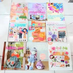 (ORIGINAL) BUKU KREASI / KREASI DIY / KETRAMPILAN TANGAN / CARA MERAJUT
