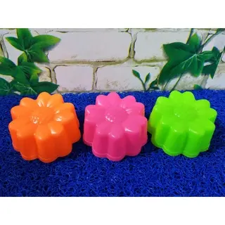 (SET ISI 12) Cetakan kue bolu matahari bersinar besar / putu ayu / apem / cetakan puding pudding coklat