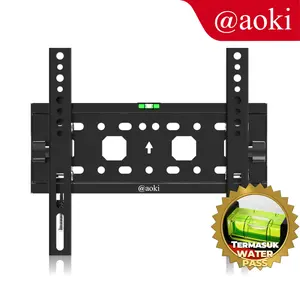 AOKI Bracket TV LED LCD gerak naik turun Inch Cocok 10-45 inch 2 Arah Universal Breket TV Briket TV Braket TV Gantungan TV Besi Hitam