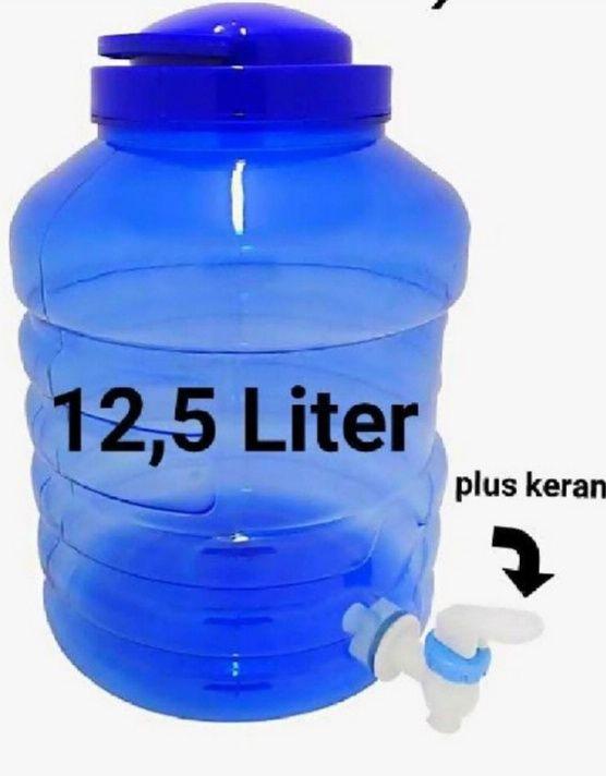 Galon Keran Ukuran 12L Temapt Air Minum Camping Praktis dan Aman untuk Kegiatan Outdoor
