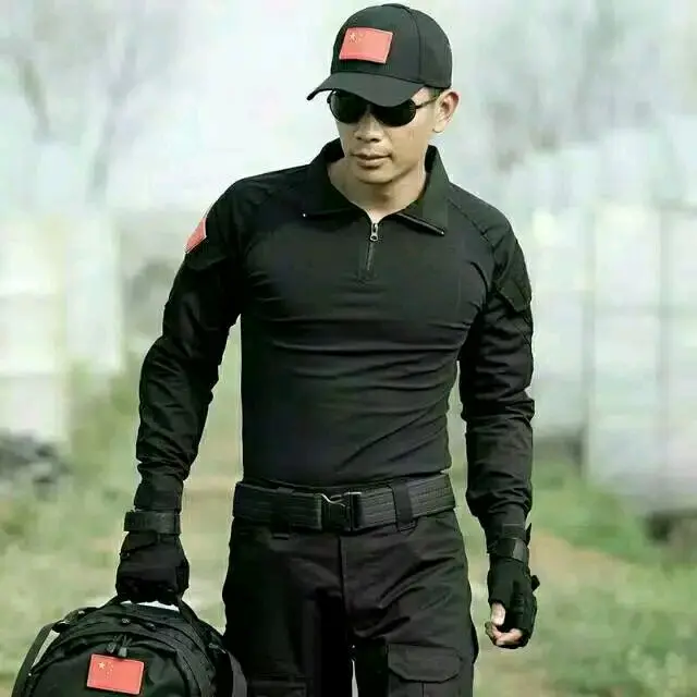 KOAS Pria BDU TACTICAL LENGAN PANJANG BAJU PDL