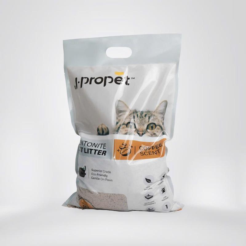 [Bao Bì Mới] J-Protect Cát Vệ Sinh Mèo Moon Cake 8L - Siêu Tiết Kiệm Khử Mùi Tốt Vón Cục Ít Bụi Bentonite An Toàn