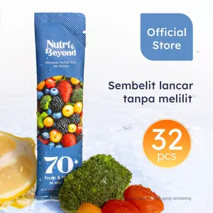 Nutri & Beyond Fiber Drink dengan Buah dan Sayur Rasa Mixberry