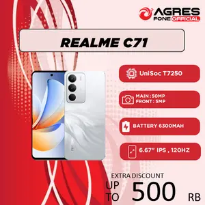 Realme C71 [4/128GB] | IPS DISPLAY 120HZ | Garansi Resmi Indonesia