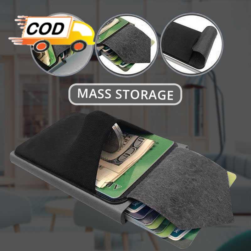 Product Introduction of Dompet Kartu Pria Wanita Slim Slider Aluminium Aman Anti Pencurian RFID Cashless Kredit Card ATM KTP 20