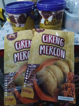 Product Review of 1 Pack Cireng Mercon Umafood Isi Ayam Suwir Pedas / Jando Pedas / Usus Pedas / Ati Pedas / Keju from n**4 1