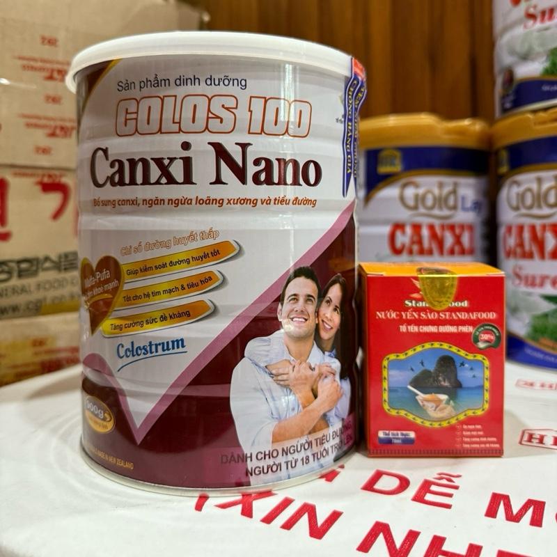 Sữa Tiểu đường Colos Canxi Nano Xương khớp tim mạch 900g yensao