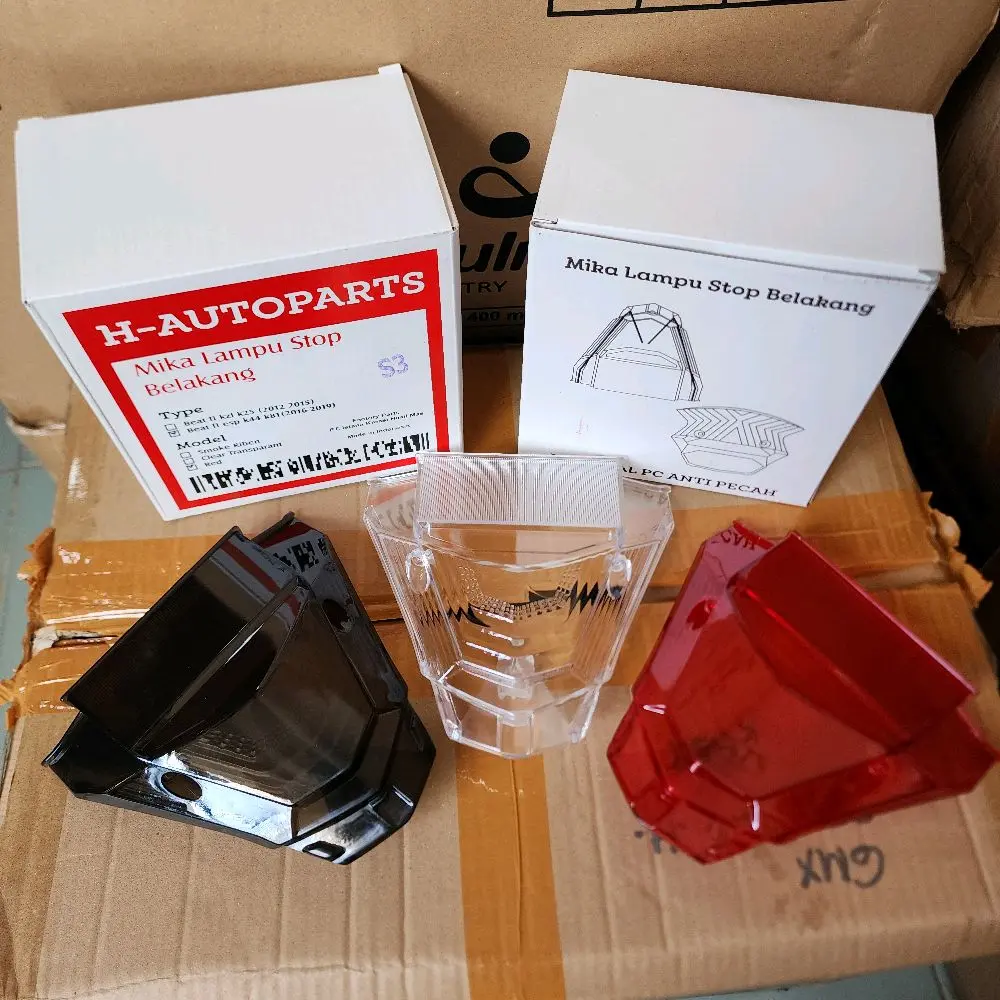 Lampu Mika Stop Rem Honda Beat ESP K44 K81 2016-2019 Bening - Smoke Riben Dan Merah Motorcycle