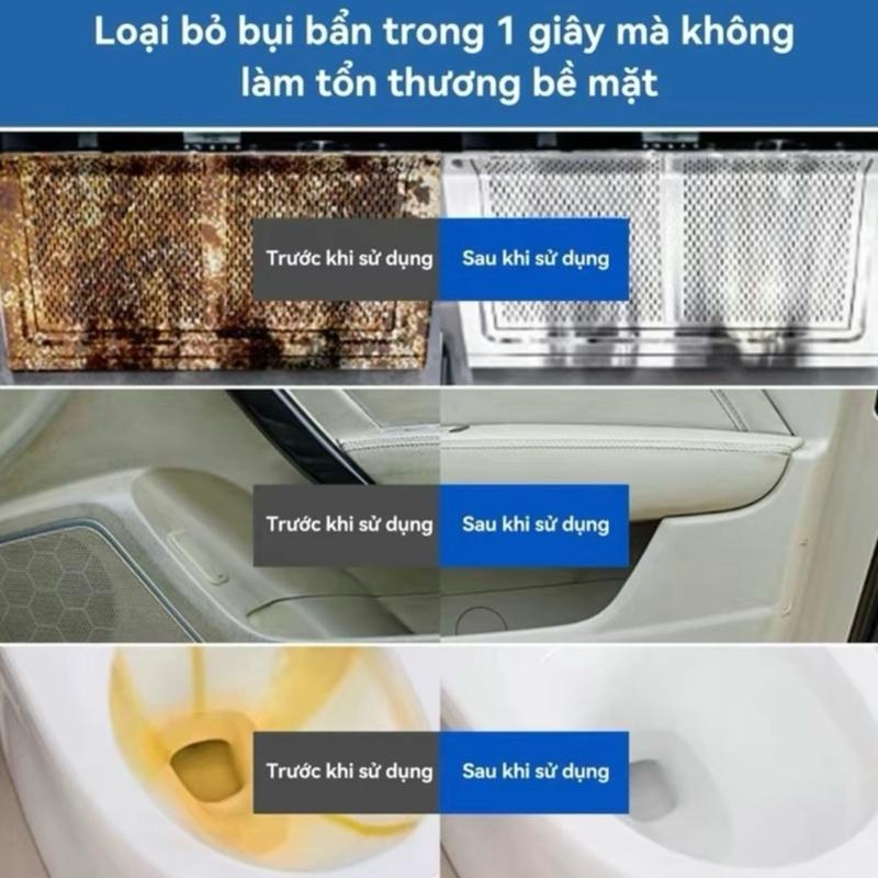 xịt tạo bọt vệ sinh Đa Năng (giày dép, nội thất ô tô và nhà bếp…)650ML 7