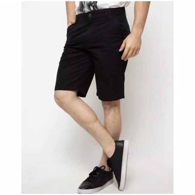 110 Ribu 3 Pcs Celana Chinos Pendek Pria Chino Pants Bahan Katun Drill Kualitas Premium 3
