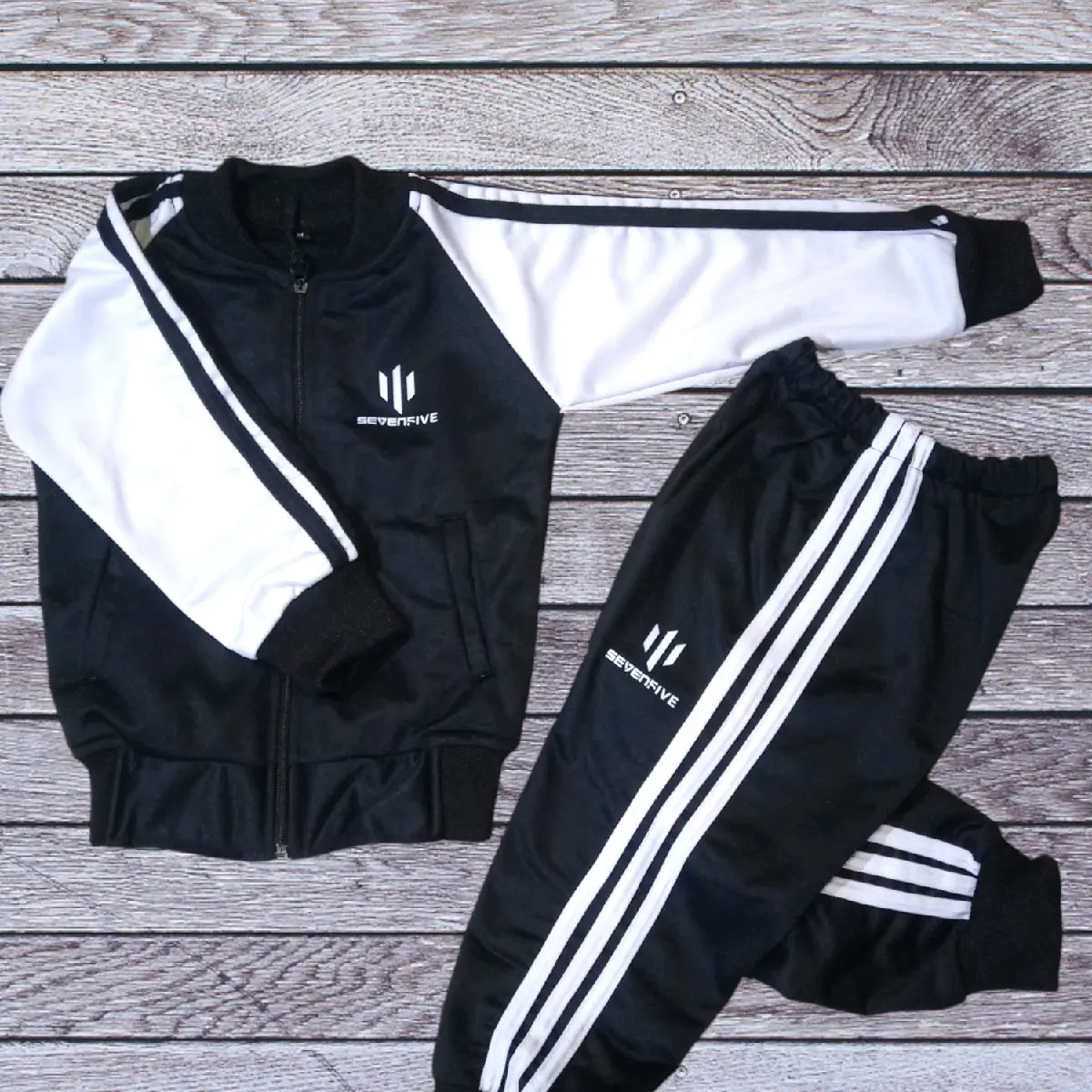 Setelan Anak sevenfive Jaket  tracktop dan Jogger Satu Set - Fashion Anak ukuran lengkap Celana