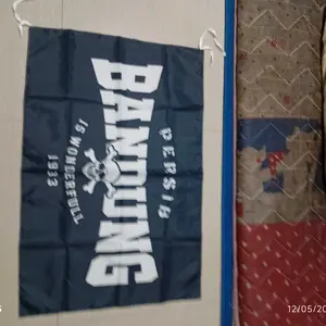 Bendera Bobotoh Persib Bintang 5 Full Printing Bahan TC Import Tahan Air Tidak Mudah Luntur untuk Penggemar Persib Bandung