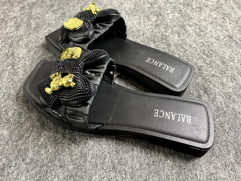 Sandal Wanita Balance Teplek Slop Motif Pita Cantik Nyaman Lentur Anti Slip Kuat 268x17 jelly 8