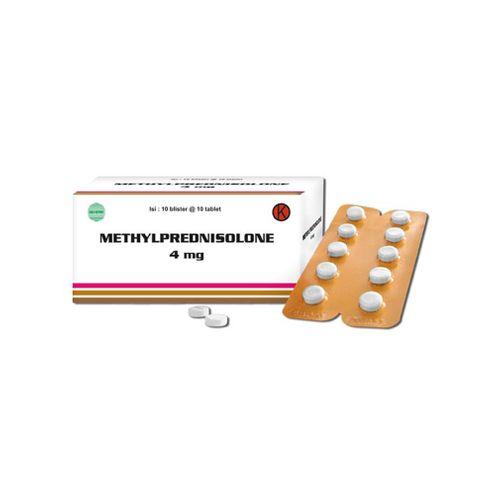METHYLPREDNISOLONE ERELA 4 MG BLISTER 10 TABLET