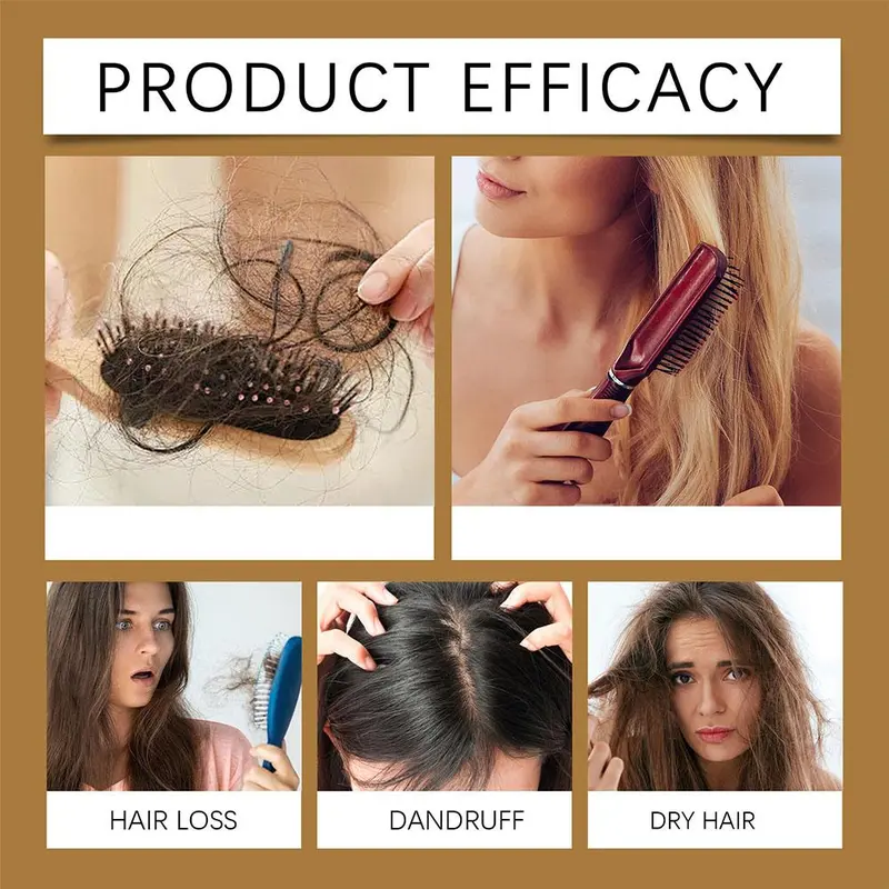 300g Ekstrak Tumbuhan Alami Anti Rambut Rontok Sampo Kontrol Minyak Perbaikan Akar Rambut Rusak Perawatan Rambut Perawatan Rambut Pria Shampo Shampoo Conditioner Haircare Ketombe 8