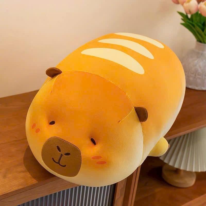 Gấu Bông Capybara Bánh mỳ hottrend cao cấp cực xinh size 55-70cm