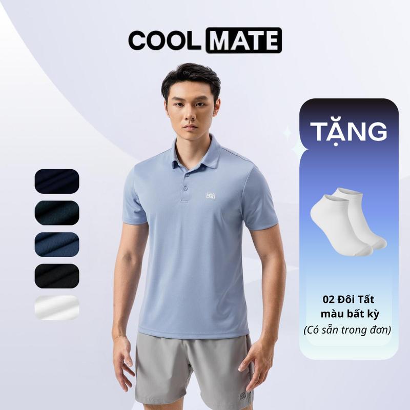 [TẶNG 02 Đôi tất] Áo Polo thể thao nam ProMax-S1 Logo thoáng khí - Coolmate