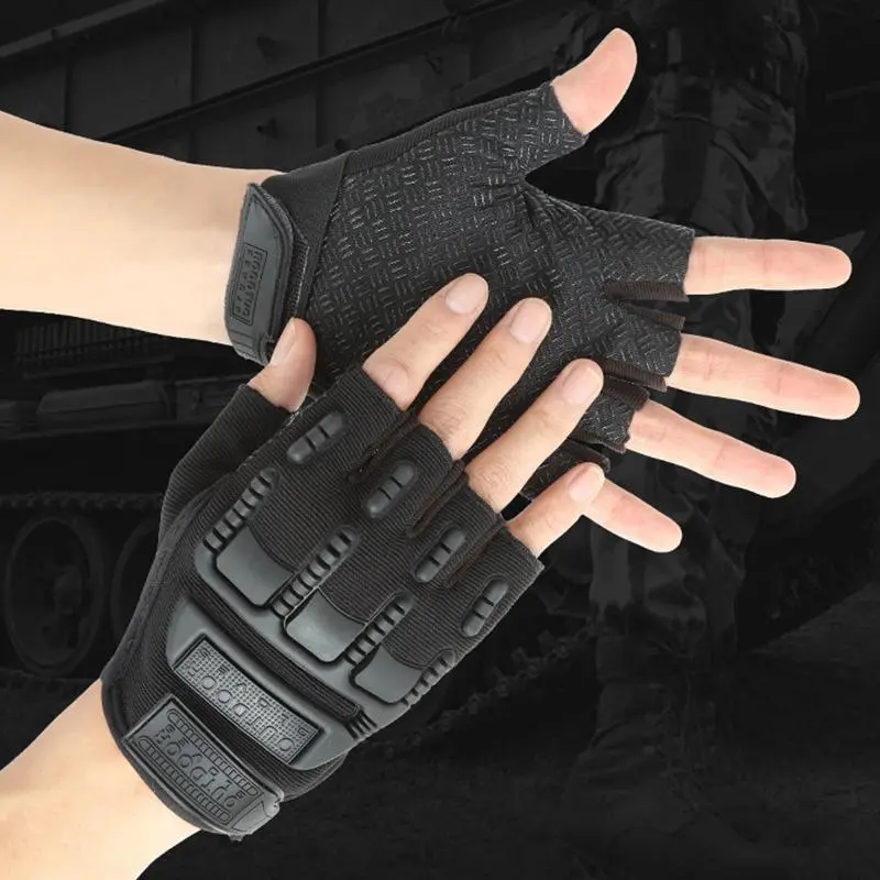 Half-finger Climbing and Cycling Gloves Are Wear-resistant and Breathable