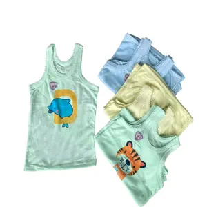 (Promo 6 Pcs)Singlet Kaos Dalam Anak Unisex Usia 06 Bulan s/d 8 Tahun Kaos Dalam bayi dan Anak Motif Sablon Lucu Singlet Jumbo