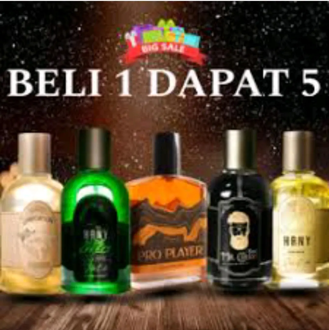 promo paket Lengkap 5 varian parfum scentplus hrny side effect eau de parfum