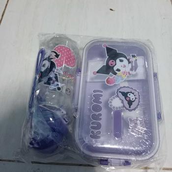 Product Review of Tempat Makan Set/Lanch Box Set /Tempat Bekel Set/Lanch Box Set Karakter Kitchenware from N**a 0