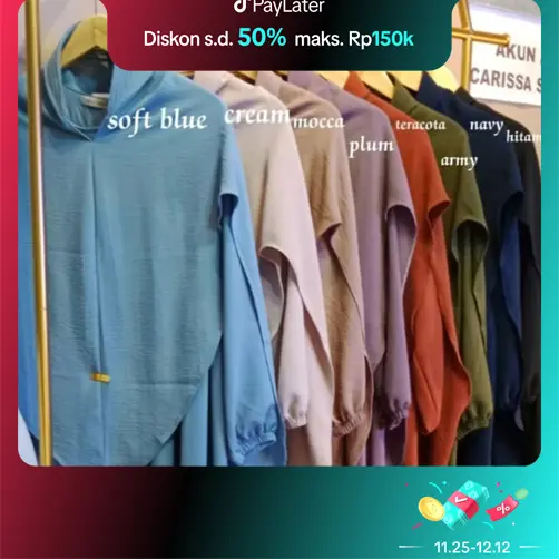 (CRS) Gamis Carissa Set Khimar Kringkel Airflow