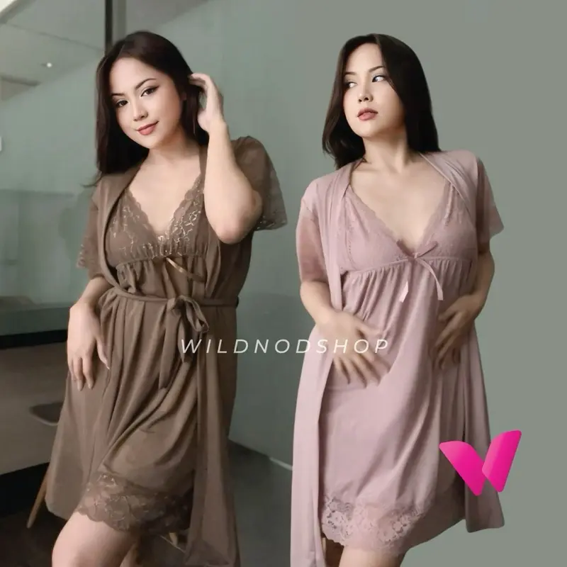 WILDNOD - Bianca + CUP S-6XL LD 80-150cm kimono set tanpa & dengan cup