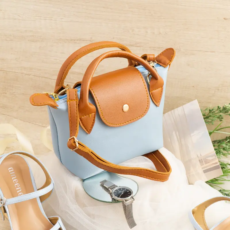 Inara Bags - Tas Selempang Wanita Terbaru Model Minimalis Manis Slingbag Cewek - Bahan Sintetis Import 3