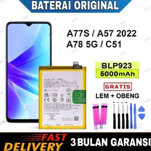 BATERAI BATRAI BATRE UNTUK A57 2022 4G / A77S / A78 5G BLP923 Battery batrei baterei