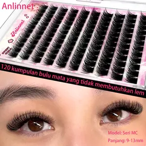 LANGSUNG TEMPEL Bulu Mata TANPA LEM - Bulu Mata Palsu - Eyelash Extension - Bulumata Individual Cluster Lash AnlinnetLashID Bulu Mata Kenzie bulu mata Eyelashes