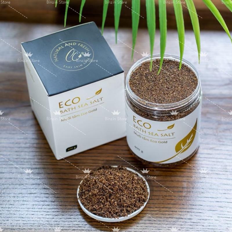 [COMBO 3 HỘP] Muối tắm Eco Gold Sinh Dược cho bé và mẹ sau sinh hộp 400g