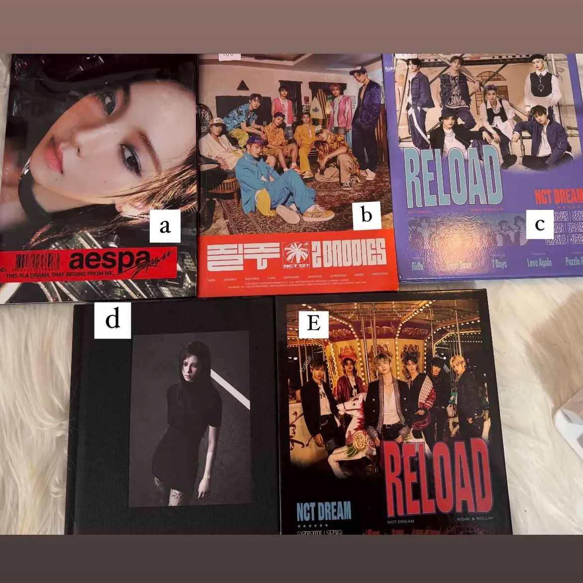 UNSEALED OFFICIAL ALBUM, SMINI, POSTER NCT AND AESPA