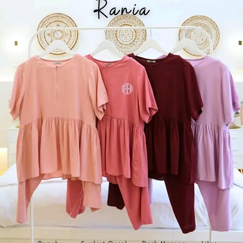 PELANGI HIJAB Mihnah Rania set baju dan celana 1