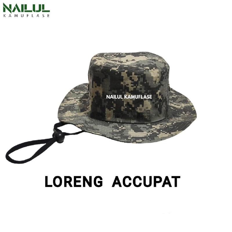 Grosir Topi Rimba Dewasa Loreng Outdoor dengan Pilihan Motif Warna - Gunung 3