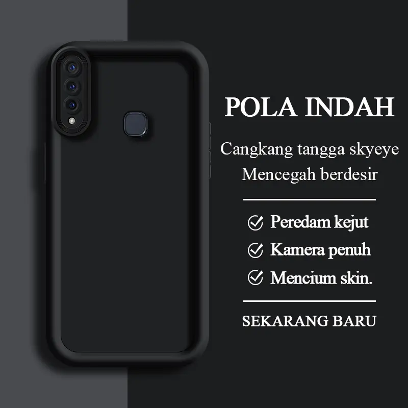 Casing hp vivoZ5X/Z1PRO Tahan jatuh Sangat tipis Warna solid Sederhana Baru laki-laki case 2