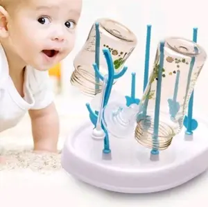RAK PENGERING BOTOL BOTTLE DRYING RACK BOTTLE DRAINER bottle holder Baby Bottle Holder/Bottle Drying Rack/Bottle Drainer / Bottle Storage Box/Removable Storage Shelf