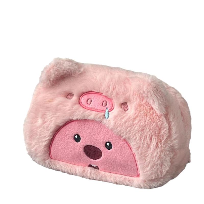 Hộp Đựng Bút Văn Phòng Phẩm Dễ Thương Dung Lượng Lớn - Túi Đựng Bút Hình Thú - Hộp Đựng Bút Để Bàn Cho Học Sinh