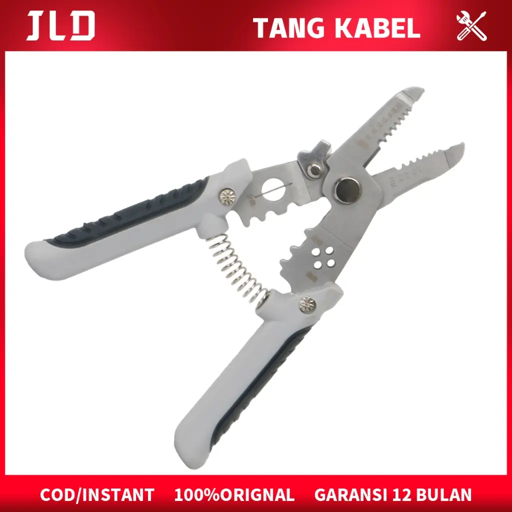 Tang Dekrustasi Kabel Pengupas Kawat Tang Perbaikan Kawat Multifungsi Baja Tahan Karat